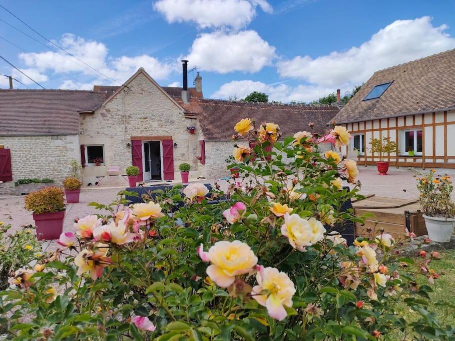 Les Lys Jolie Suite Parentale Privative Deux Adultes Avec Sdd Pertheville-Ners Exterior foto