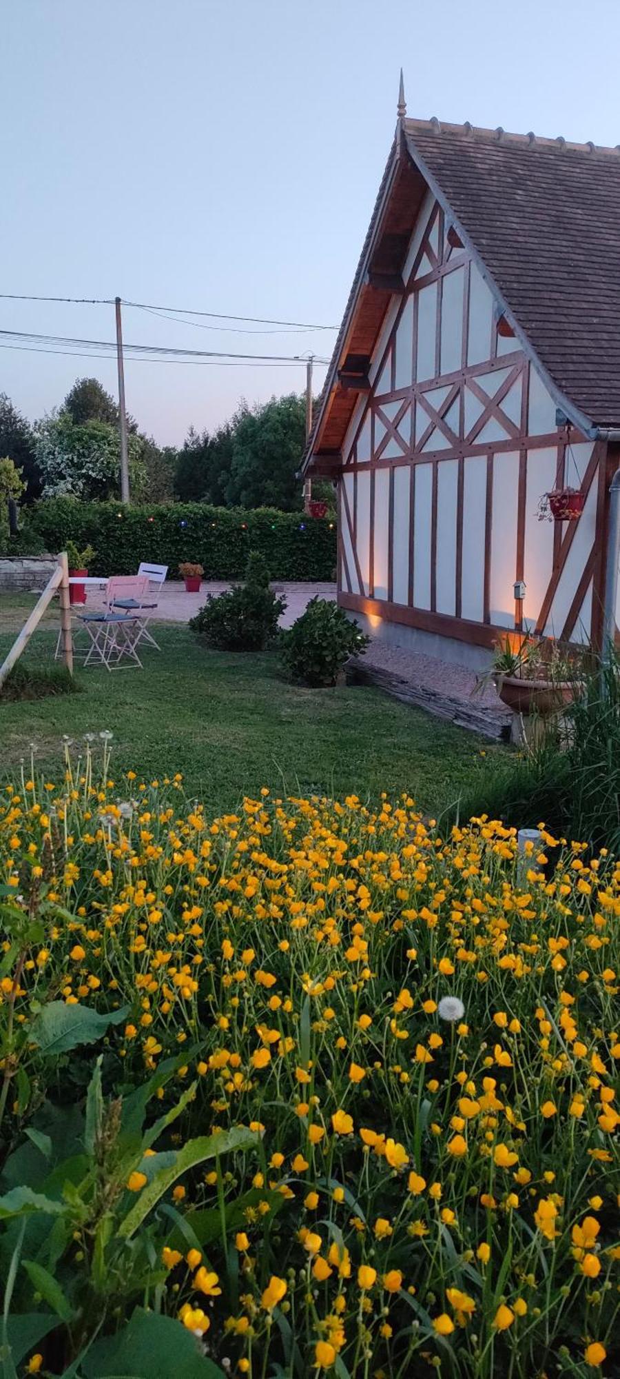 Les Lys Jolie Suite Parentale Privative Deux Adultes Avec Sdd Pertheville-Ners Exterior foto